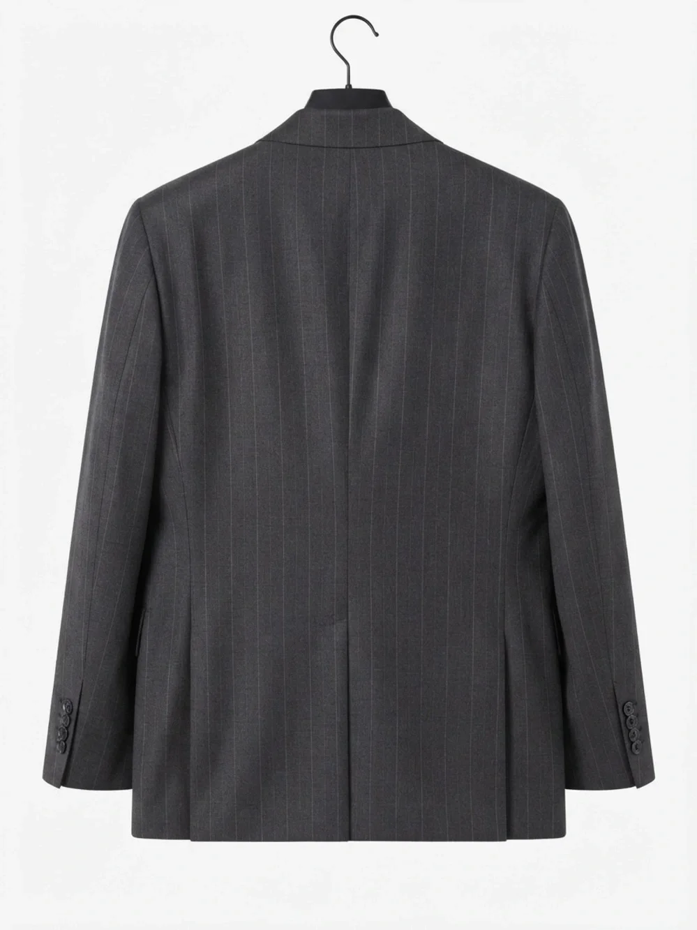 Hardy Amies Savile Row Pinstriped Wool Blazer Size 42L